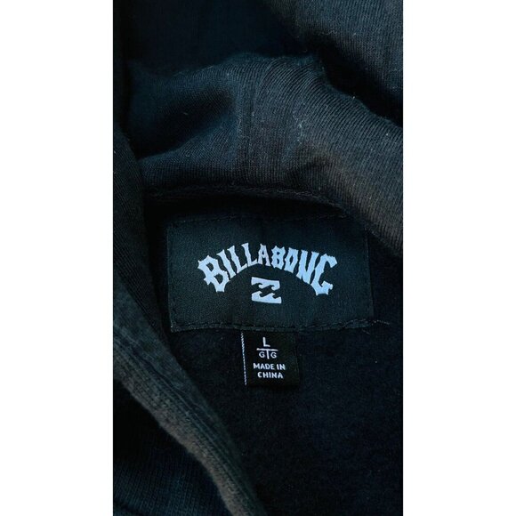 Billabong Sons of Fun Men's Organic Pullover Hoodie Size L ABYFT00334 Phantom - Picture 3 of 6